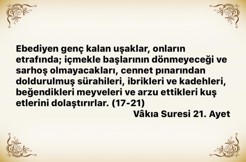 Vakıa Suresi İnişi